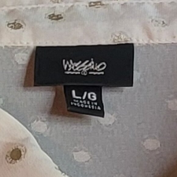 Sheer Button Front Blouse, Beach Cover, Evening Wear - Picture 5 of 6